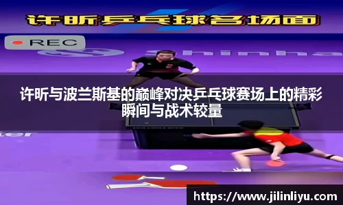 许昕与波兰斯基的巅峰对决乒乓球赛场上的精彩瞬间与战术较量