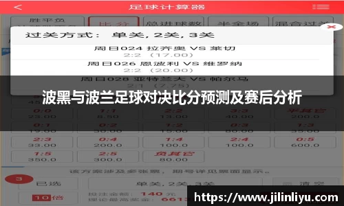 波黑与波兰足球对决比分预测及赛后分析
